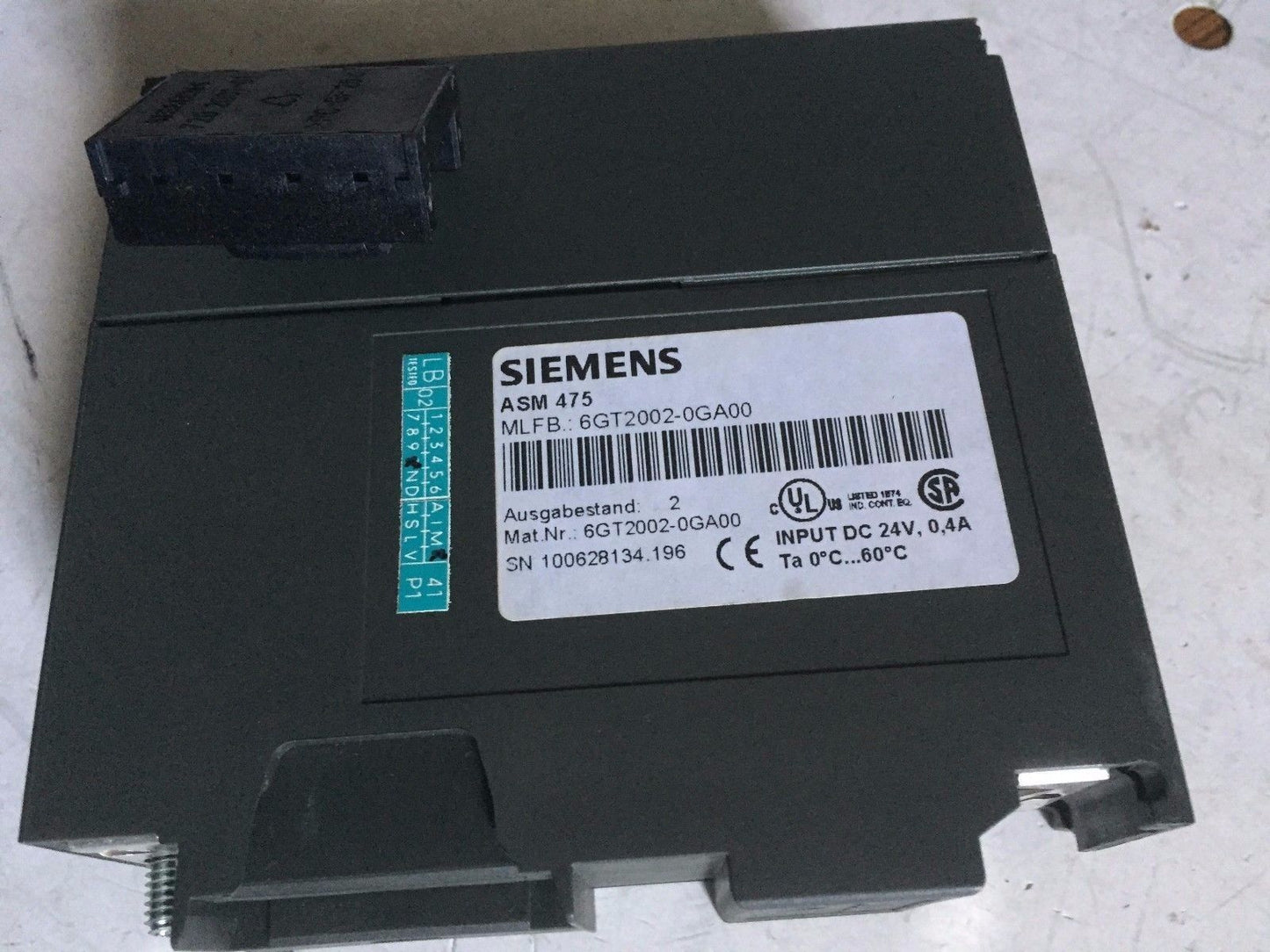 Siemens 6Gt2002-0Ga00 Moby Communication Module,Bw