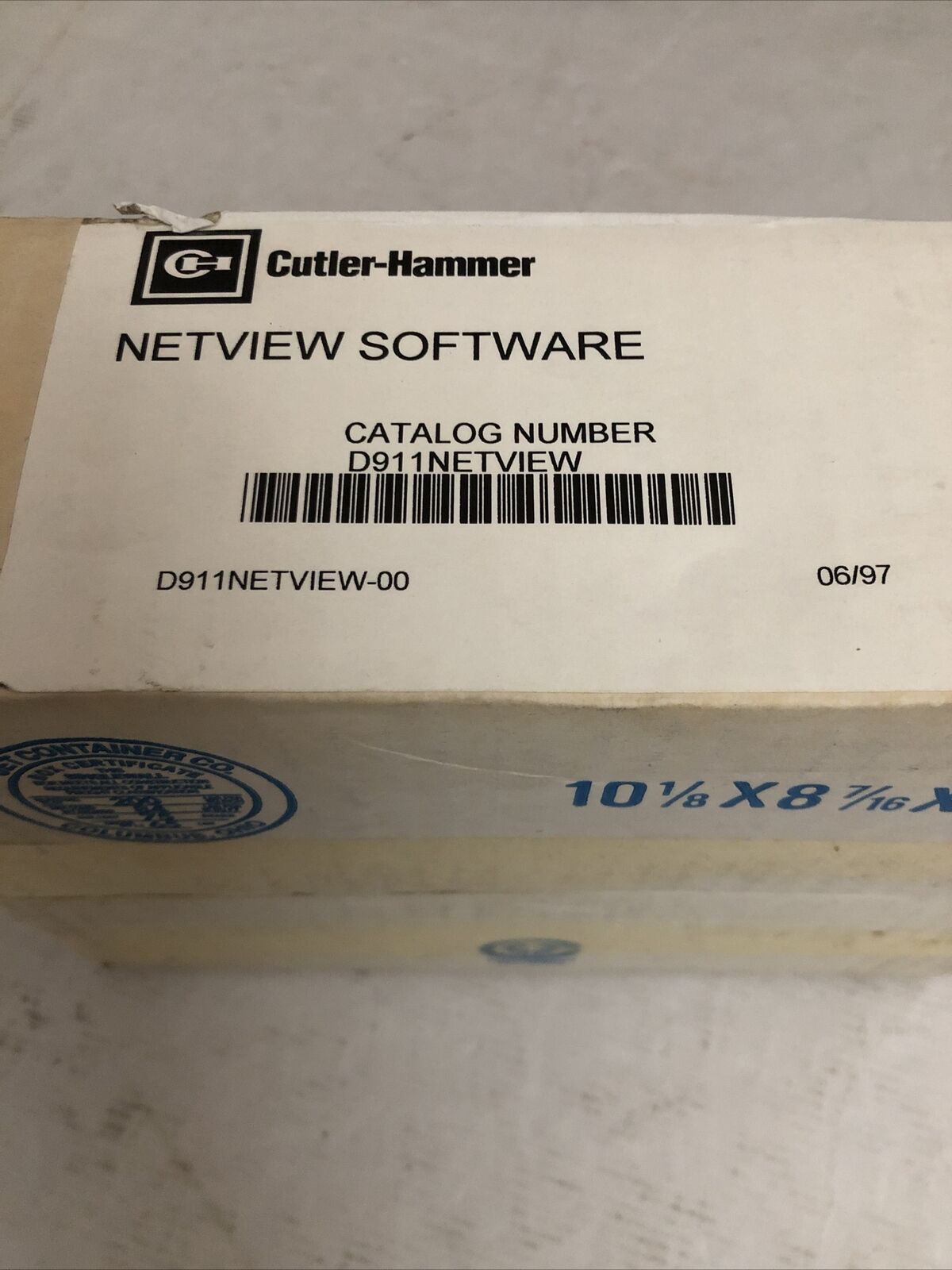 New Cutler Hammer 85-01454-00 Netview Devicenet Config. Software D911netview,Cs
