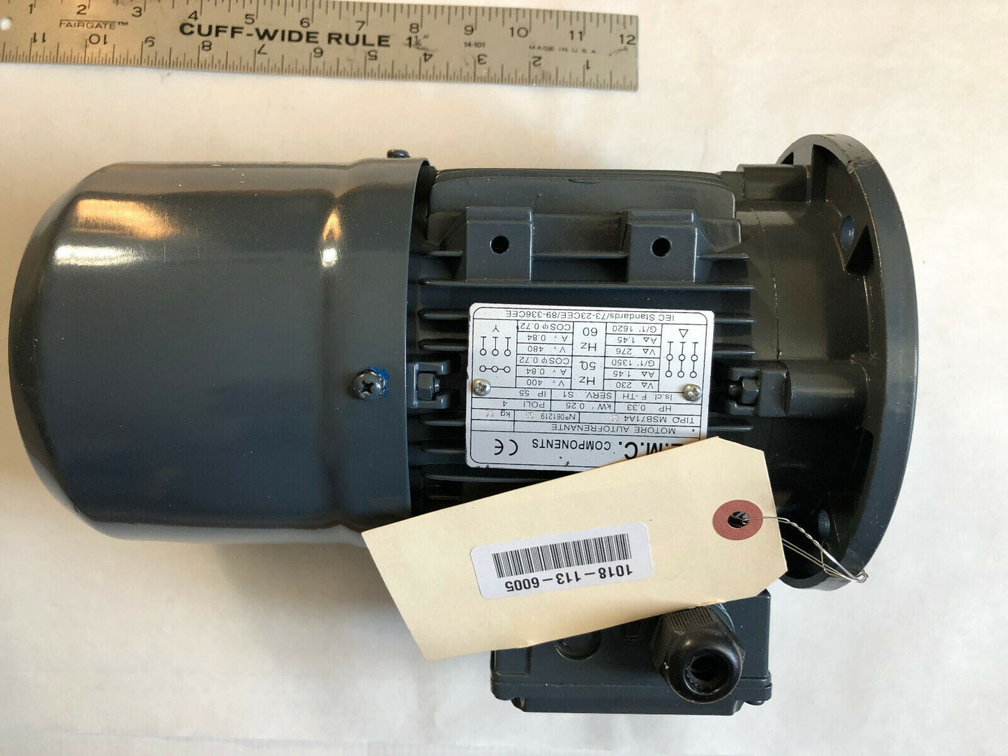 E.M.C. Msb71a4 Motor 230/400V .25Kw,0.33 Hp Components Motore Autofrenante,Sj