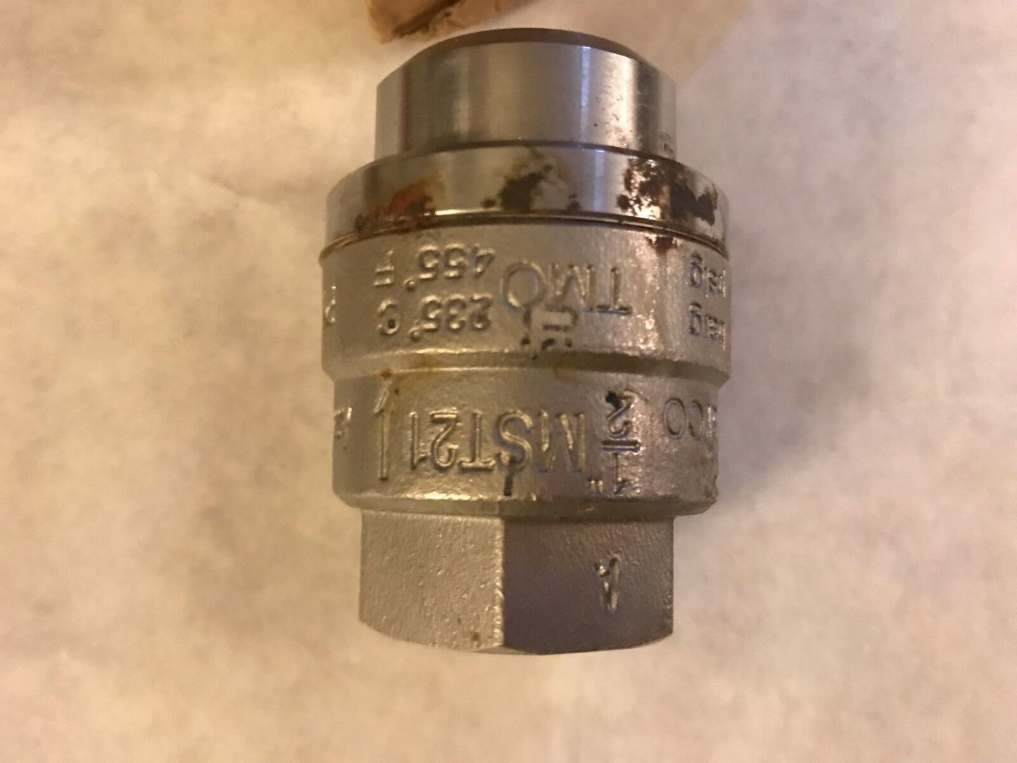 Spirax Sarco 1/2 Mst21,Mst21h,1/2" Balanced Thermostatic Steam Trap,Ae,Bt,Ef,Bn