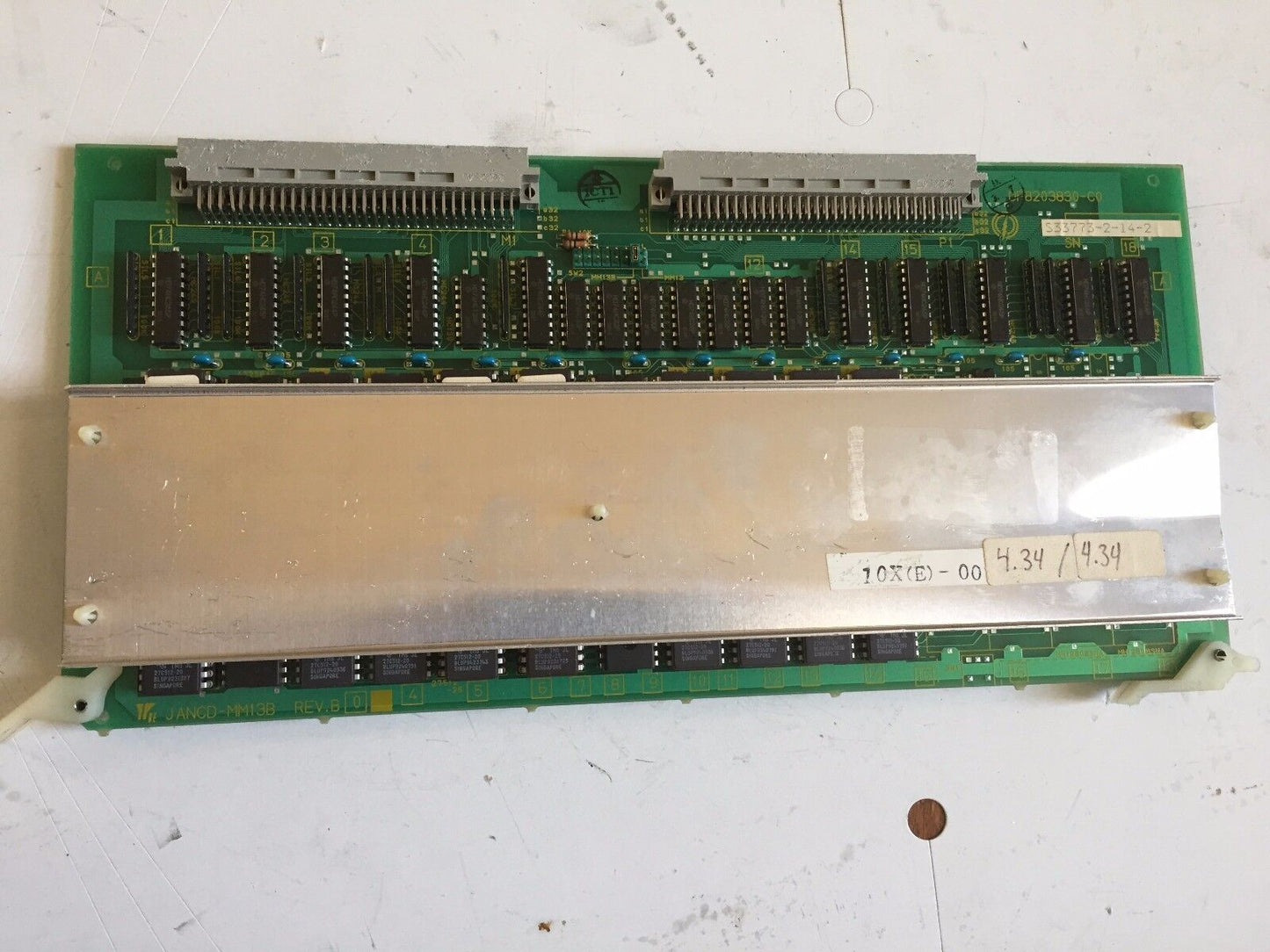Yaskawa Electric Jancd-Mm13b Rev. B,Motoman Robot Memory,Df8203830-C0,Ev,Cz,Bt