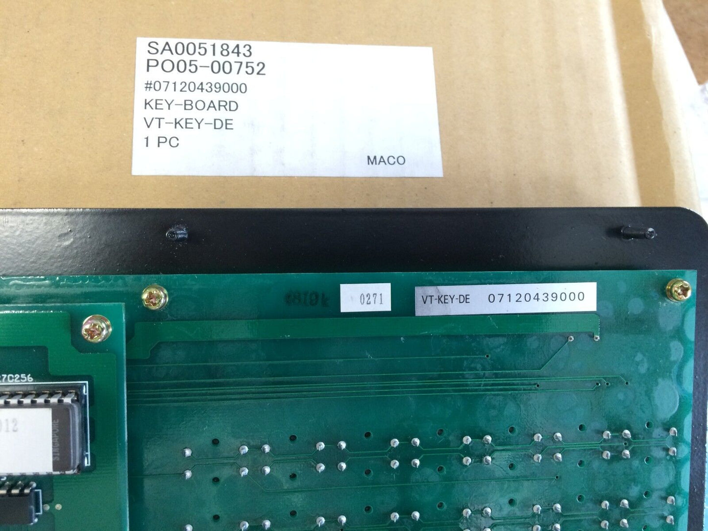 Fuji Vt-Key-De,Vt-1000D,F770 6127(3)A Operator 07120439000 Keyboard,589539000,Cw