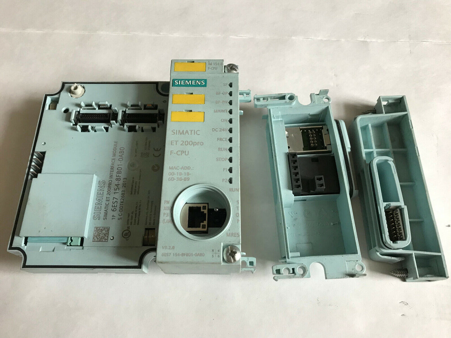Siemens 6Es7 154-8Fb01-0Ab0,Simatic Et 200Pro F-Cpu Interface Module,Sn
