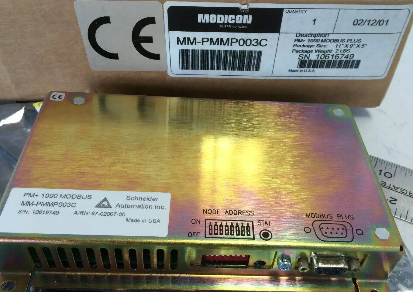 New Schneider Pm+ 1000 Modbus,Pmate 1000 Mb,42-16000,87-02007-00, Mm-Pmmp003c,Ce