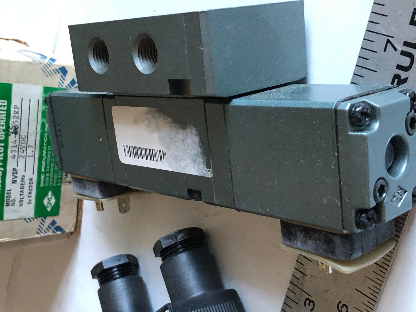 New Smc Nvsp 4314-0052Kp Valve Sol/Pilot24vdc - ( P =Din-Plug Type Wiring) ,Tn