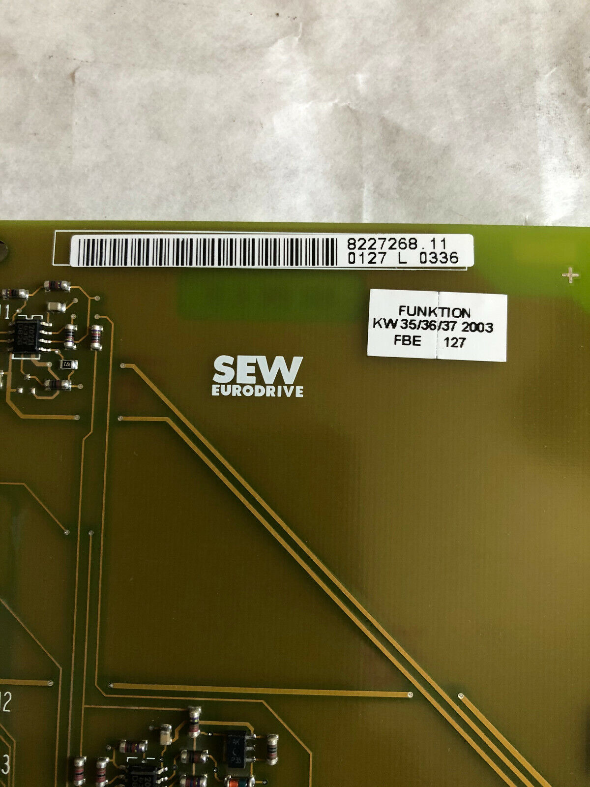 Sew Eurodrive 813 296 8.11 Dio Pcb Interface Card,Sew 8227268 11,8227268.11 ,Bh