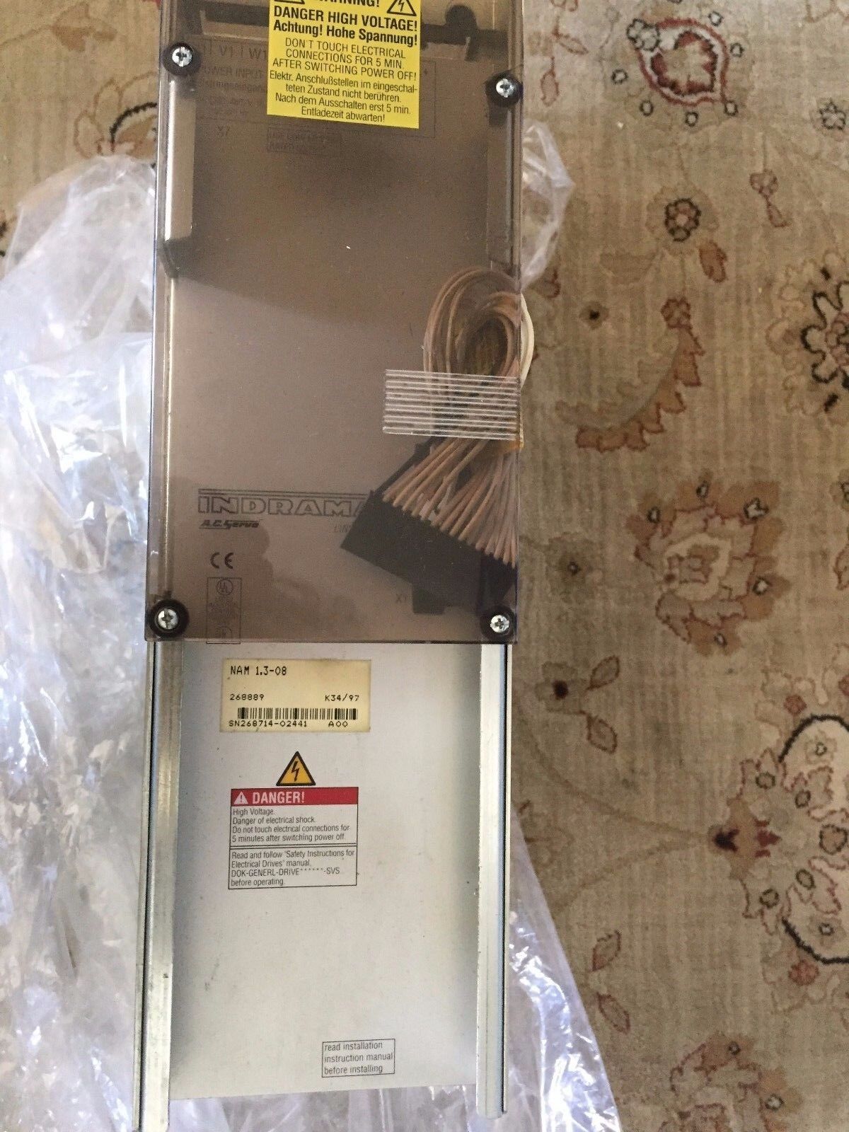 Indramat Nam 1.3-08, Indramat Nam 1.3-O8 Ac. Servo Line Former,Nam 1,3-08,Ac