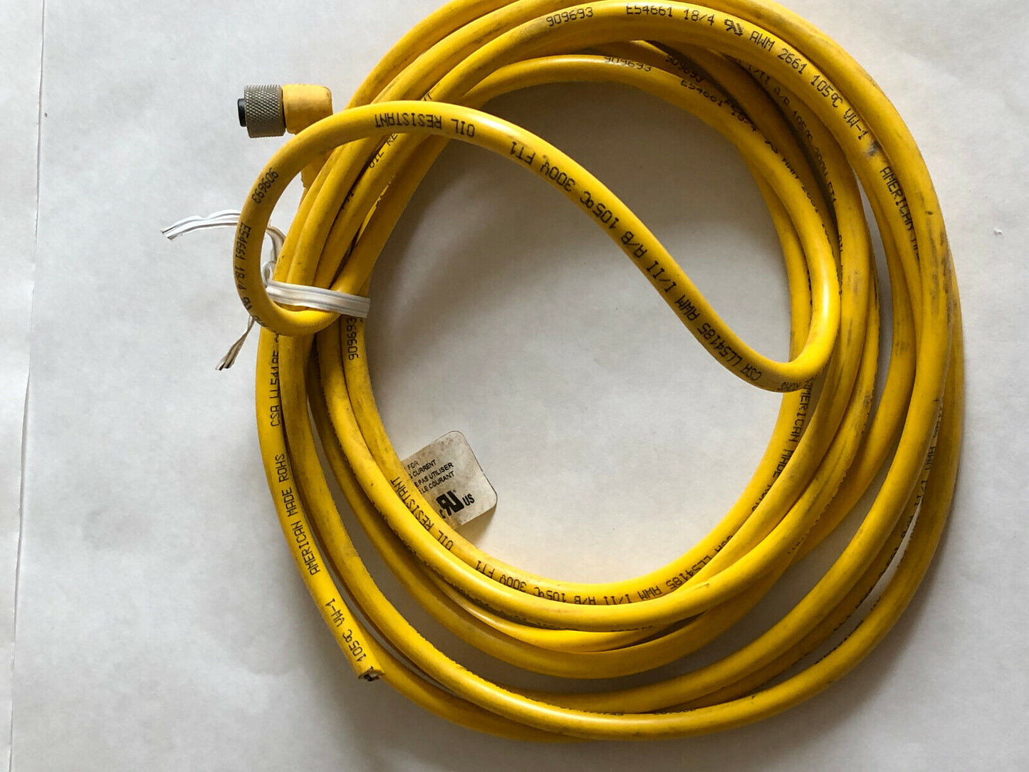 New Old Lumberg Rkwt 4-693/5M Cable Assembly, Cordset,Di