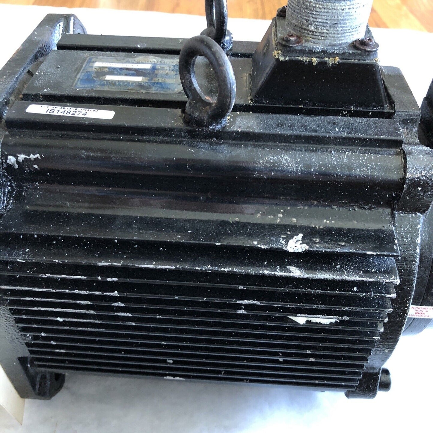 Sanyo Denki 61Bm120bxat0 Ac Servo Motor,1.3Kw,8.5A,Ac 200V,61Bm120 Bxat 0,Bi