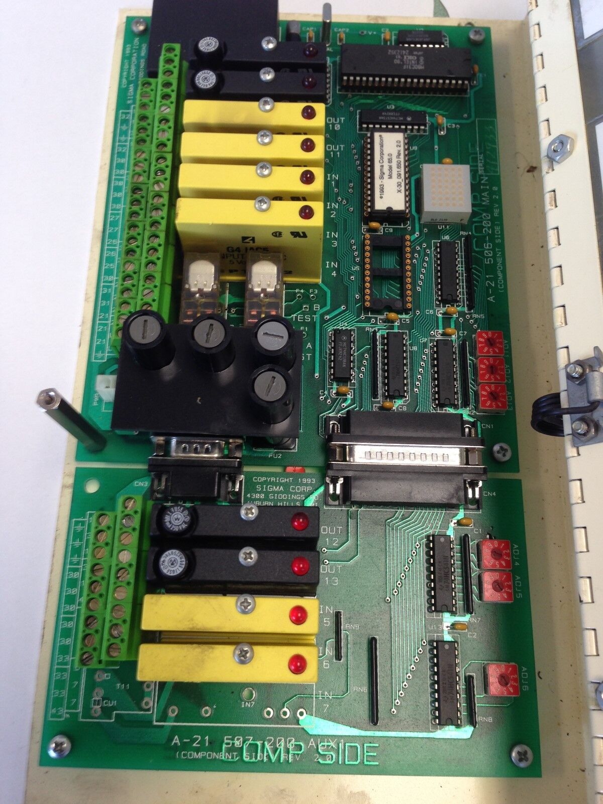 Sigma 65.0 Elevator Meter,110Vac,60Hz,1-Phase A-21 506-200,507-200 Main,Dg