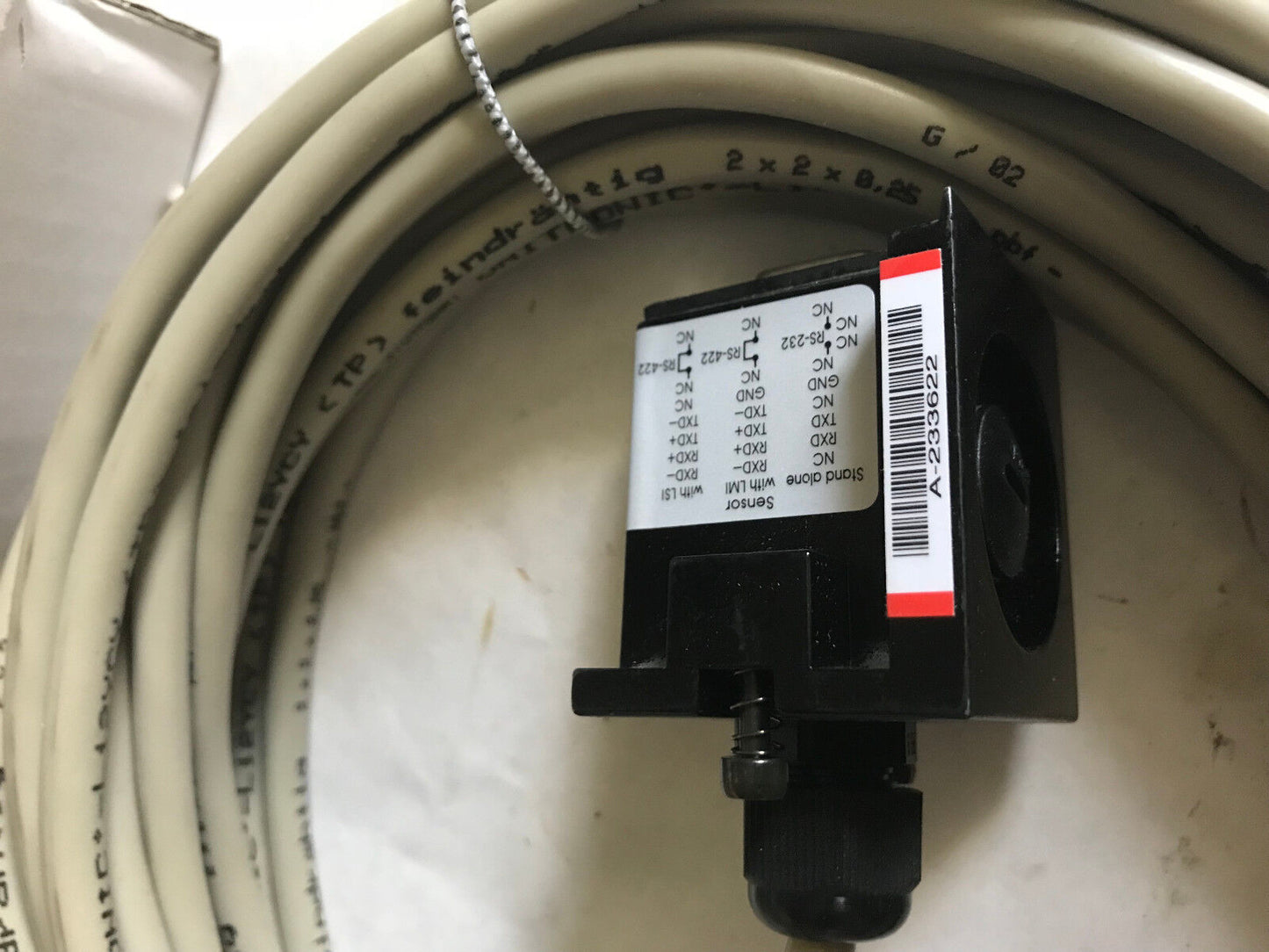 New Sick 7027720,Pls To Sli Cable 10M Rs-232 Rs-422,4031580,Sensor,L12ycy,Aj