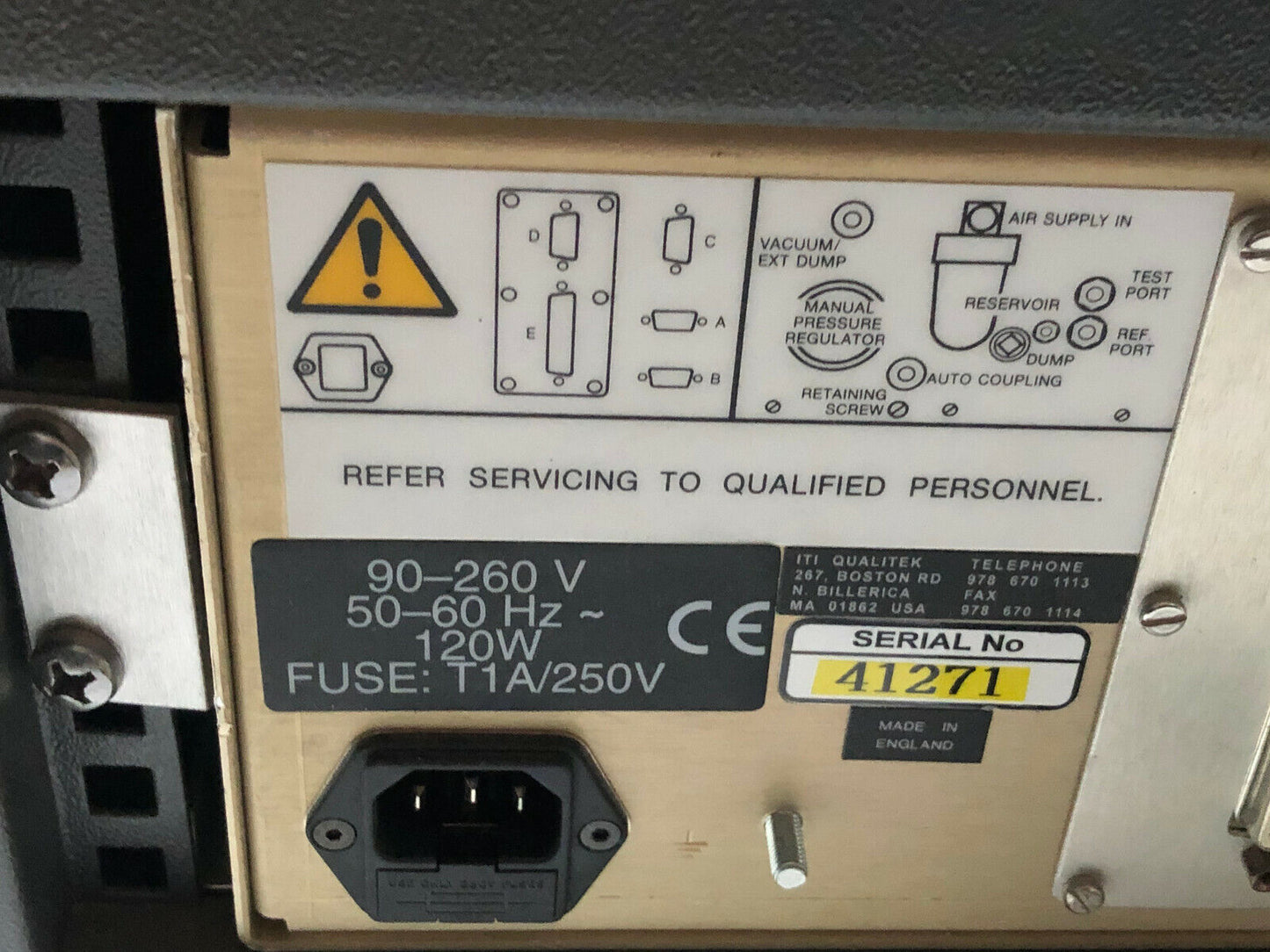 Iti Qualitek Q624 Leak Test Controller,Iti Qualitek 624,En