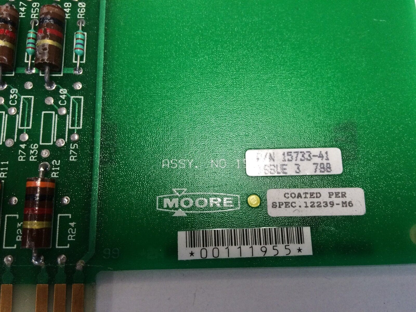 Siemens Moore Products Input Module Discrete Pc Board 15733-41,By