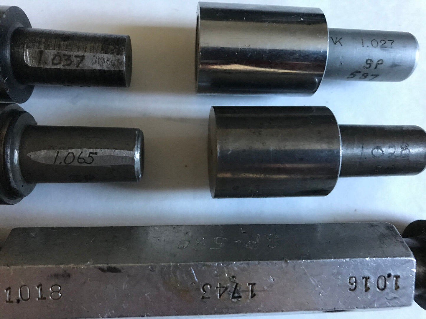 Lot The Pipe Machinery Go No Go Plug Gage 1.016,1.018,1.028,1.027,1.037,1.065,Sh