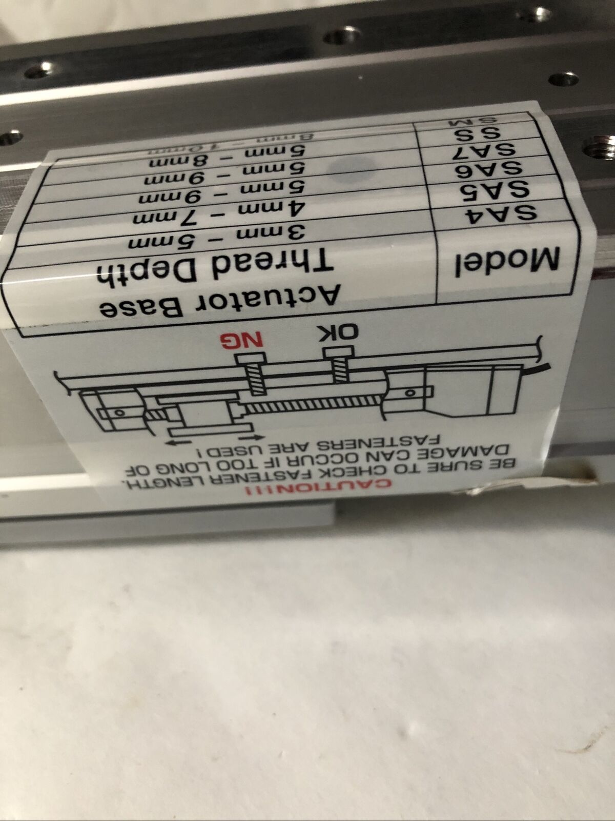 New Iai Robo Cylinder Rcp2-Sa7-A-Pm-4-100-P1-S-Be Electric Linear Actuator,Fi