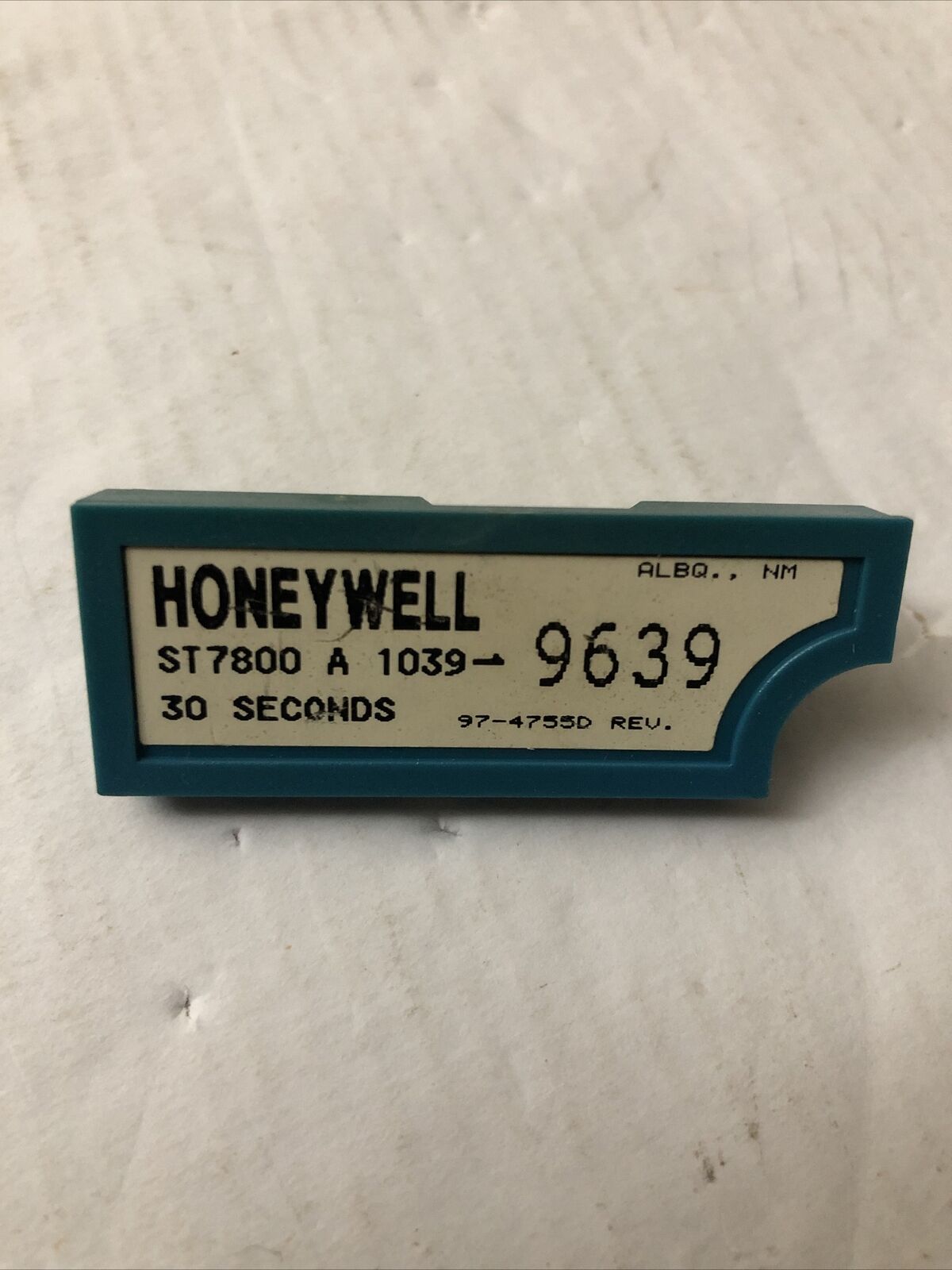 Honeywell St7800 A 1039 Honeywell St7800a1039 Purge Time Card,30 Seconds,Cw