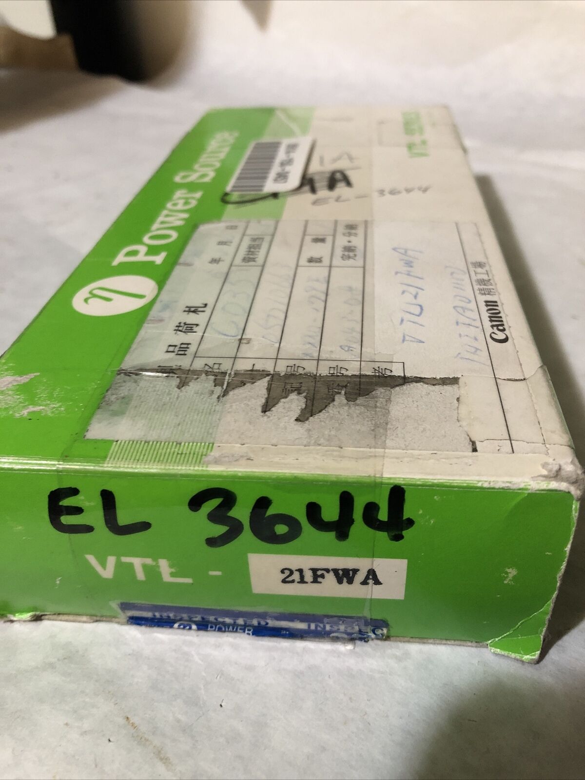 New Power Source Vtl21fwa Power Supply, 90-132 Vac,Br