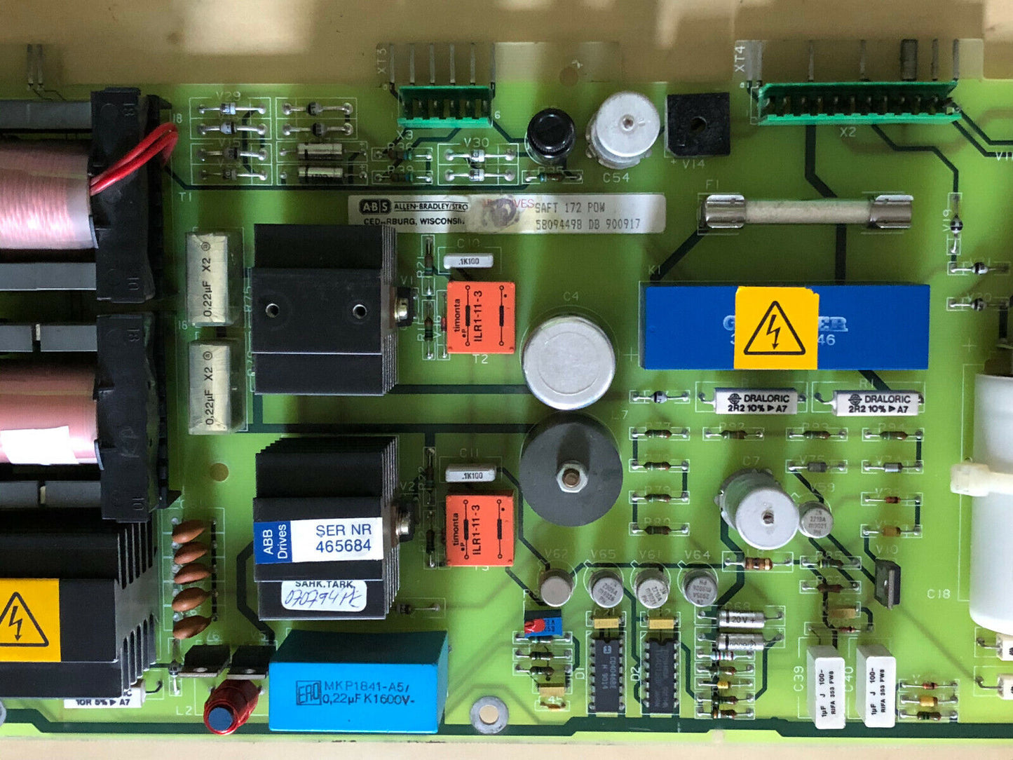 Allen Bradley 3500-P07,3500-Po7,Saft 172 Pow,58094498 Db 900917 Power-Supply,Cg