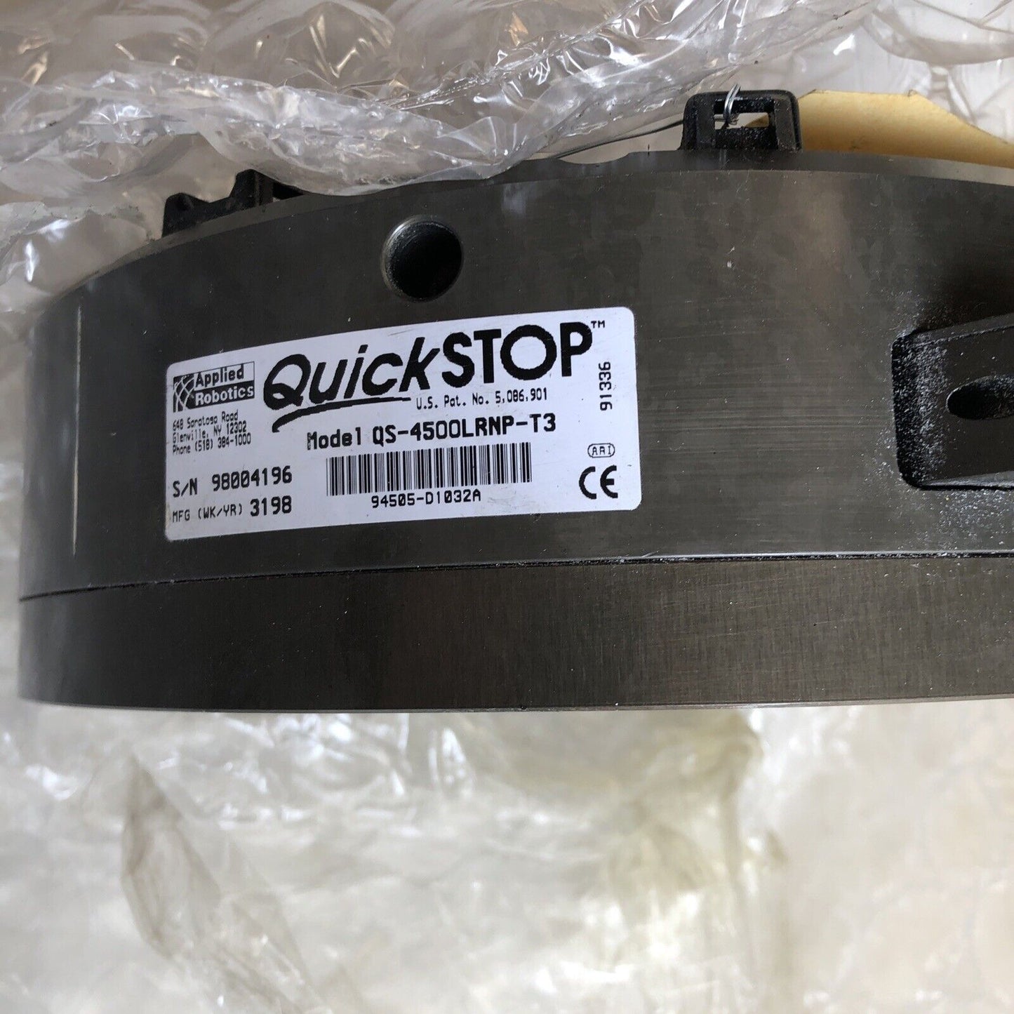 Applied Robotics Quick Qs-4500Lrnp-T3 Quickstop Qs-4500 Collision Sensor,Ch