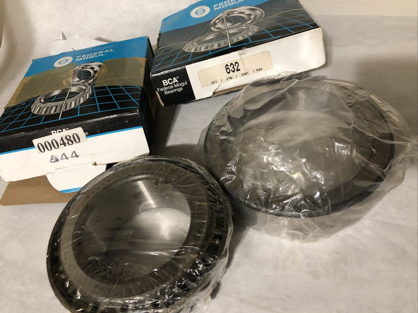 Set Federal Mogal 644/632 Tapered Roller Bearing Cup & Cone,Bower Ks7 644,Km,Bq