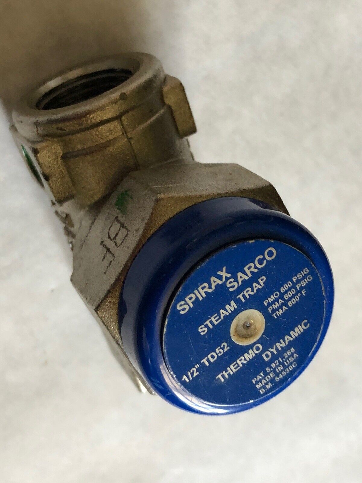 New 1/2" Td52 Spirax Sarco B.M. 54530C Steam Trap Cool Blue Thermo Dynamic,Ay,Av