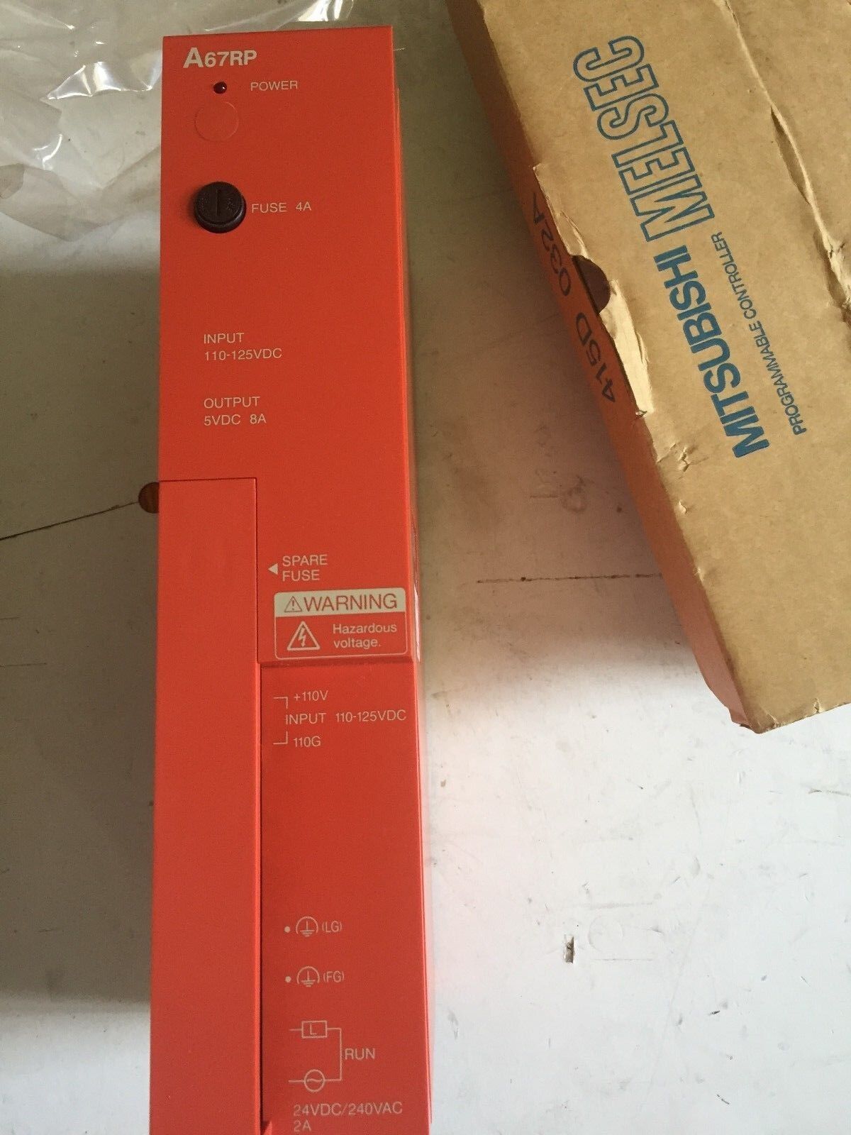 New Mitsubishi A67rp 125Vdc Programmable Controller For Q4ar System,Cy
