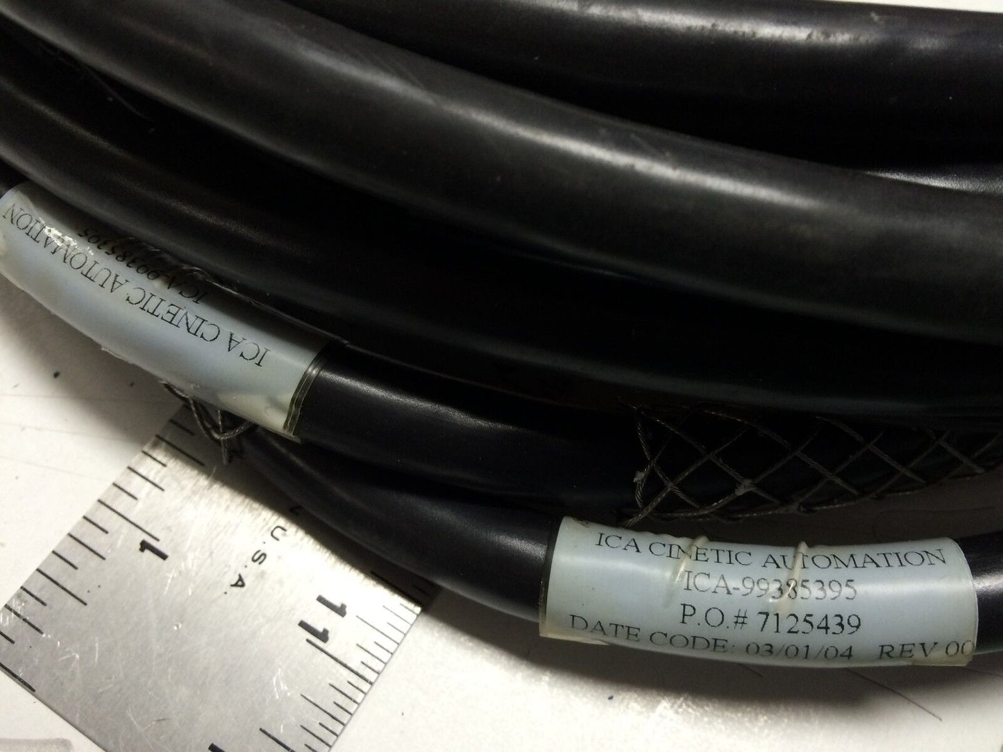 New Ica Cinetic Ica-99385395 Servo/ Encoder Cable,17-Pin,P.O 71255439,E54661,Bh