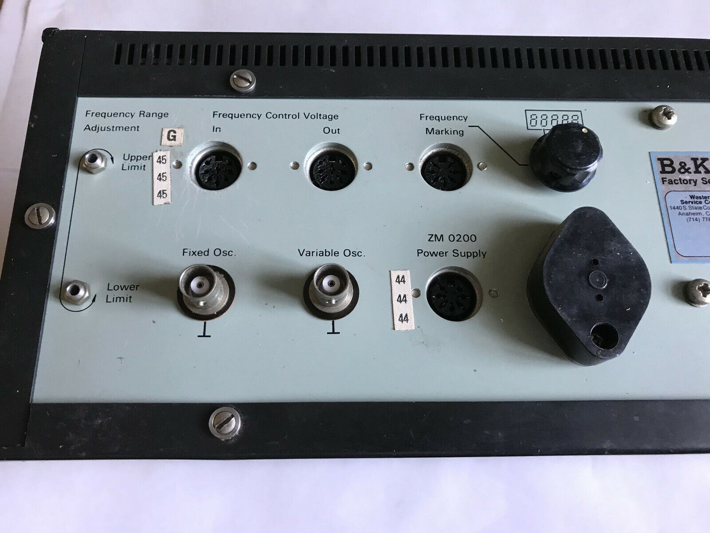 Bruel & Kjaer 1023,B&K Type 1023 Sine Generator 1023 Plc Controller,Ah