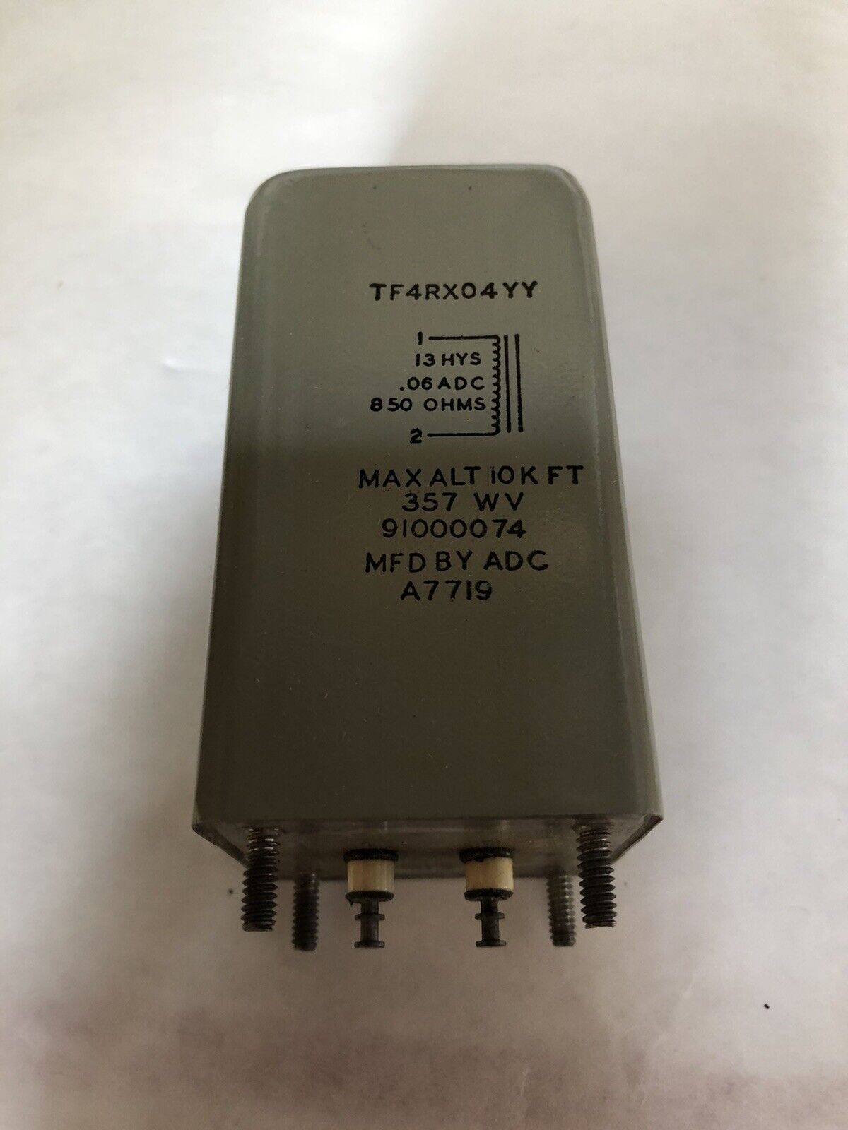 New Fairchild Space Tf4rx04yy Vintage Reactor Relay A7719 91000074 357 Wv,Dd
