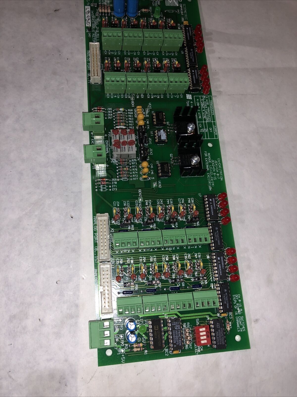 Sciemetric 251B Rev 1 Multiplexer Analog Interface,16 Channel Transducer,Cx,Fg