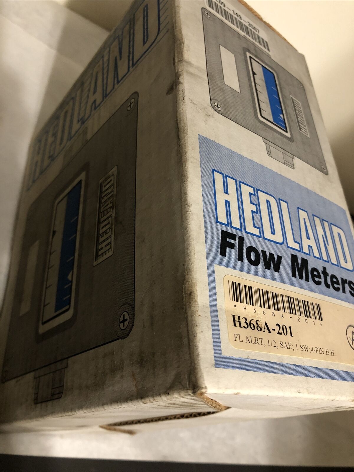 New Hedland H368a-201 Flow-Alert Flow Meter/Switch, 3500 Psi Max, 1/2" Npt,Bu,Fg