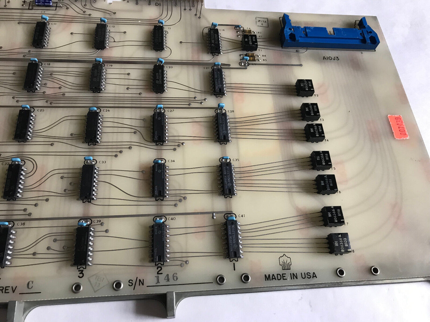 Charmilles Andrews 106717-001 Board,Axis Drive Intfc (Hex) 106717-Oo1 Aioj3,Si