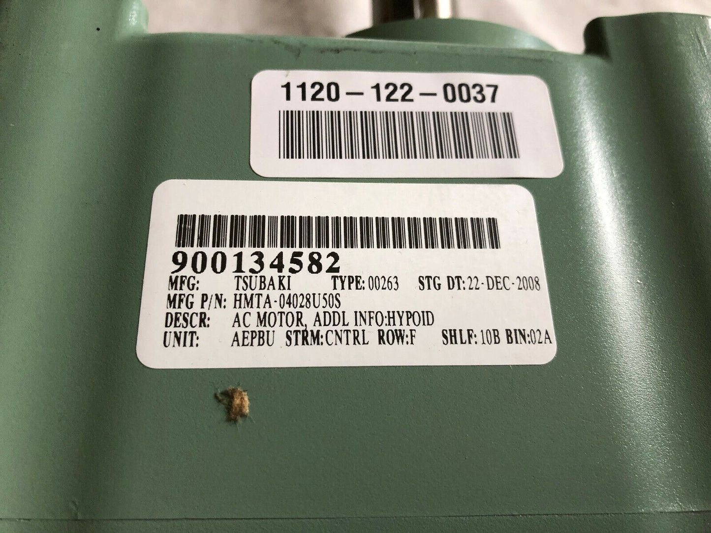 New Tsubaki Hmta040-28U50s Hypoid Motor,3 Phase Ratio=1:50,Hmtao40-28U50s,Dc