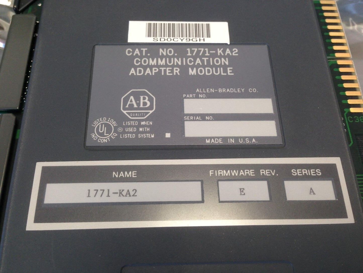 New Allen-Bradley 1771-Ka2 (1771-Ka2) Data Plc-2 Family Communication Adapter,Fd