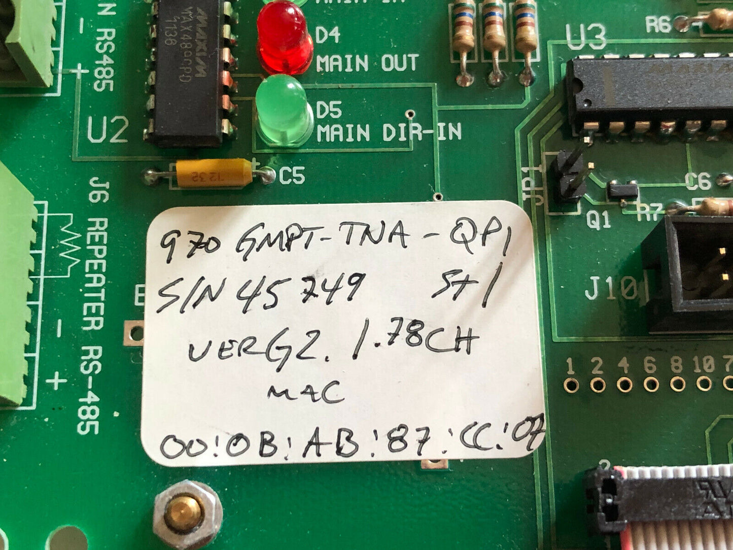 Scc Ad1000-6 970 Gmpt-Tna-Qpi Controller Card Scc Controls Corporation,Eu