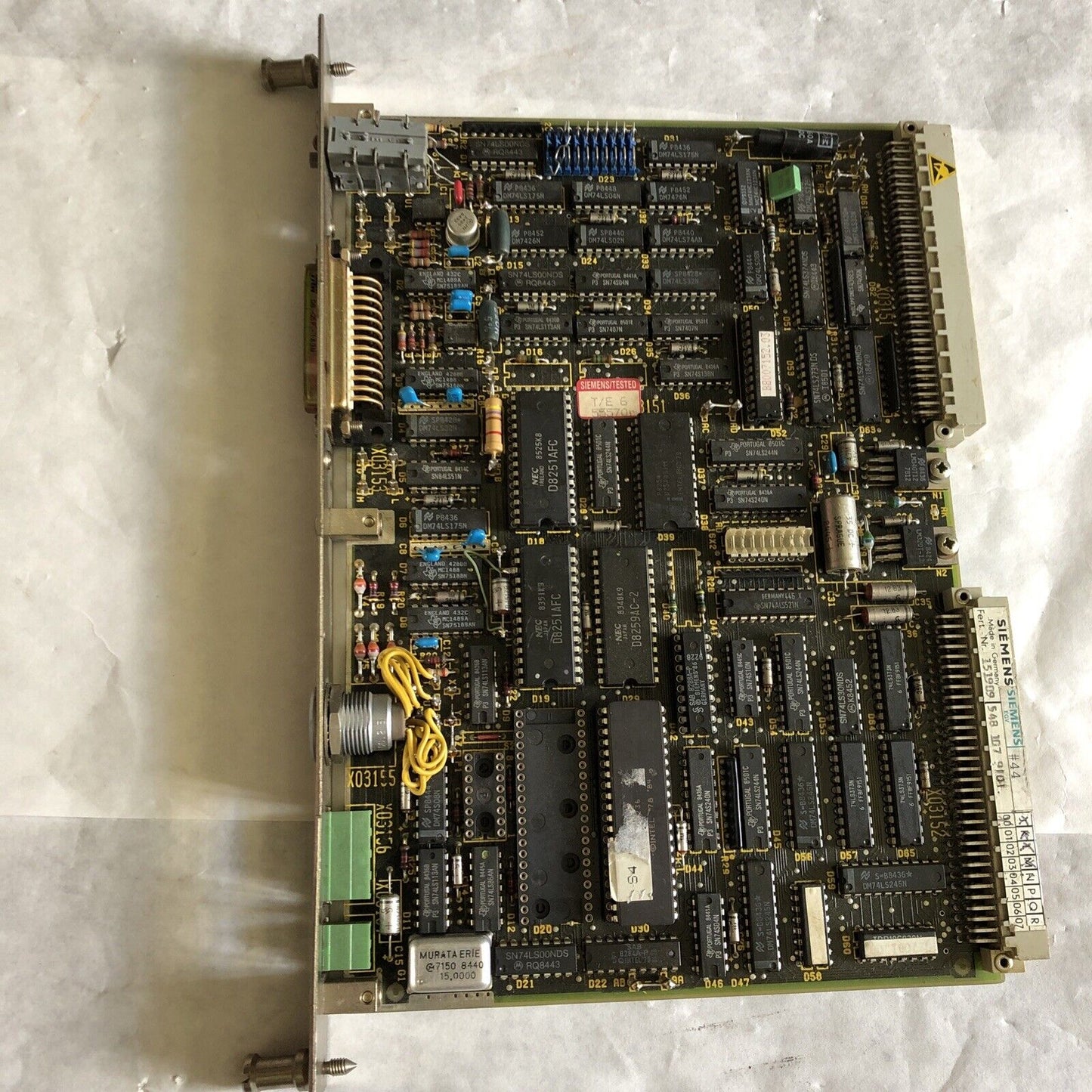 Siemens 6Fx1110-7Aa01 Cpu Module Sirotec Rcm 8Mghz 110,03150,C03157,V24/Tty,Er