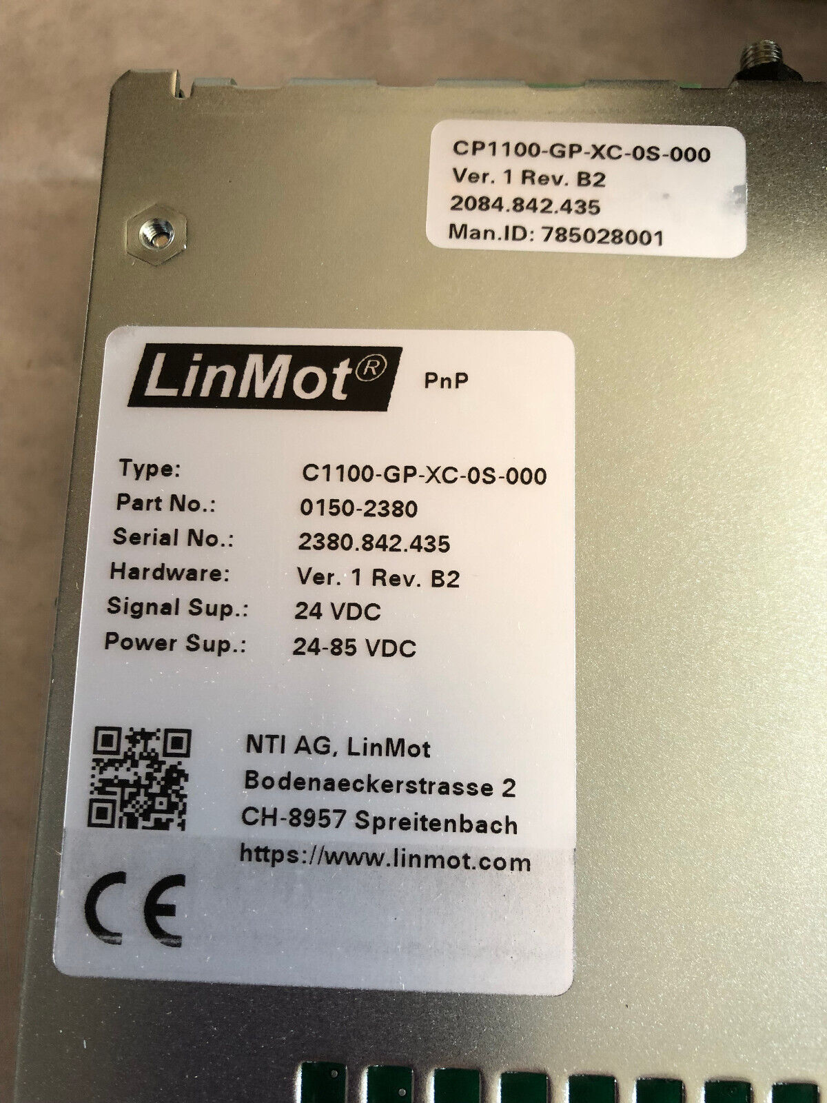 New Linmot C1100-Gp-Xc-0S-000 Servo Drive,C1100,Linmot 0150-2380,2084.842.435,Cu