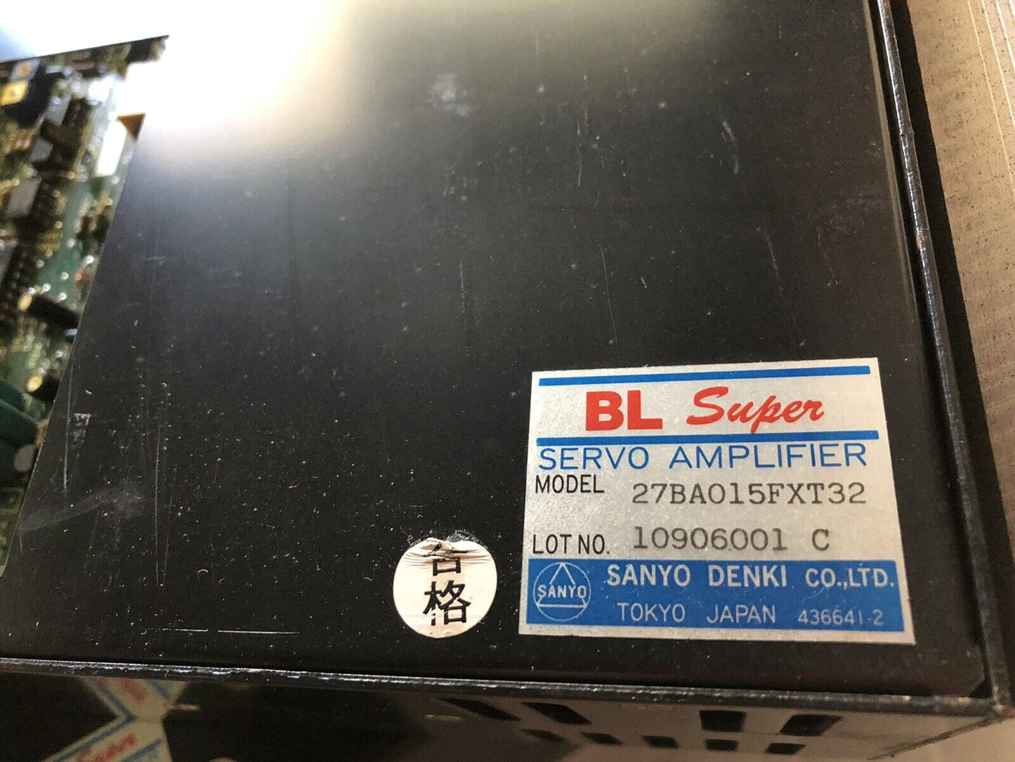 Kawasaki/ Sanyo Denki 27Ba015fxt32 Bl Super Servo Amplifier,Td