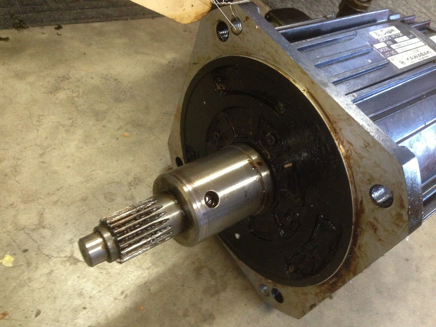 Sanyo Denki 68Bm330lbx22,Kawasaki Bl Super 68Bm330lbx22 Servo Motor,4.2 Kw,Ab