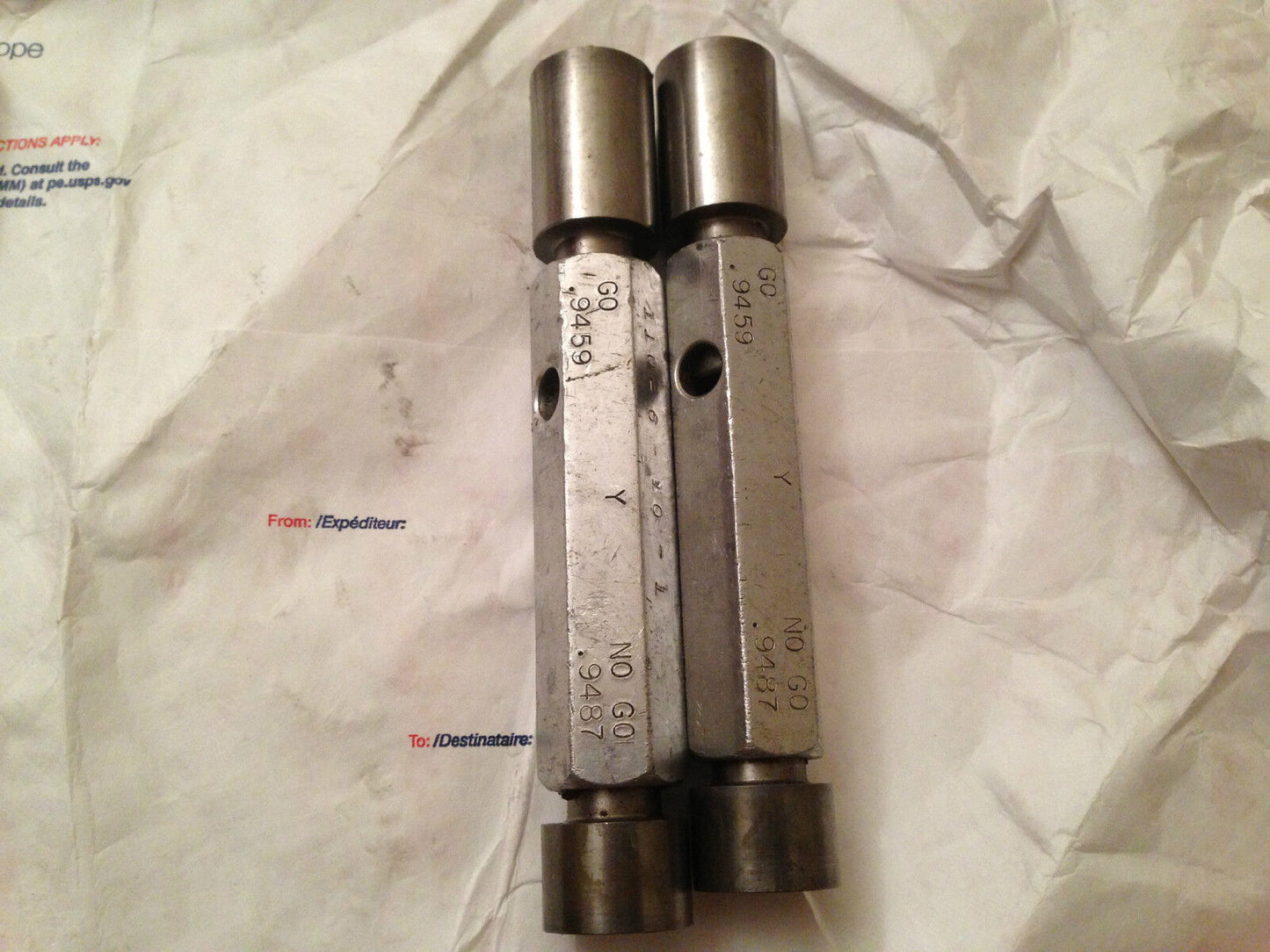 The Pipe Machinery 9459,9487 Inspection Gage Go No Go Plug Gage .9459 .9487,Ag