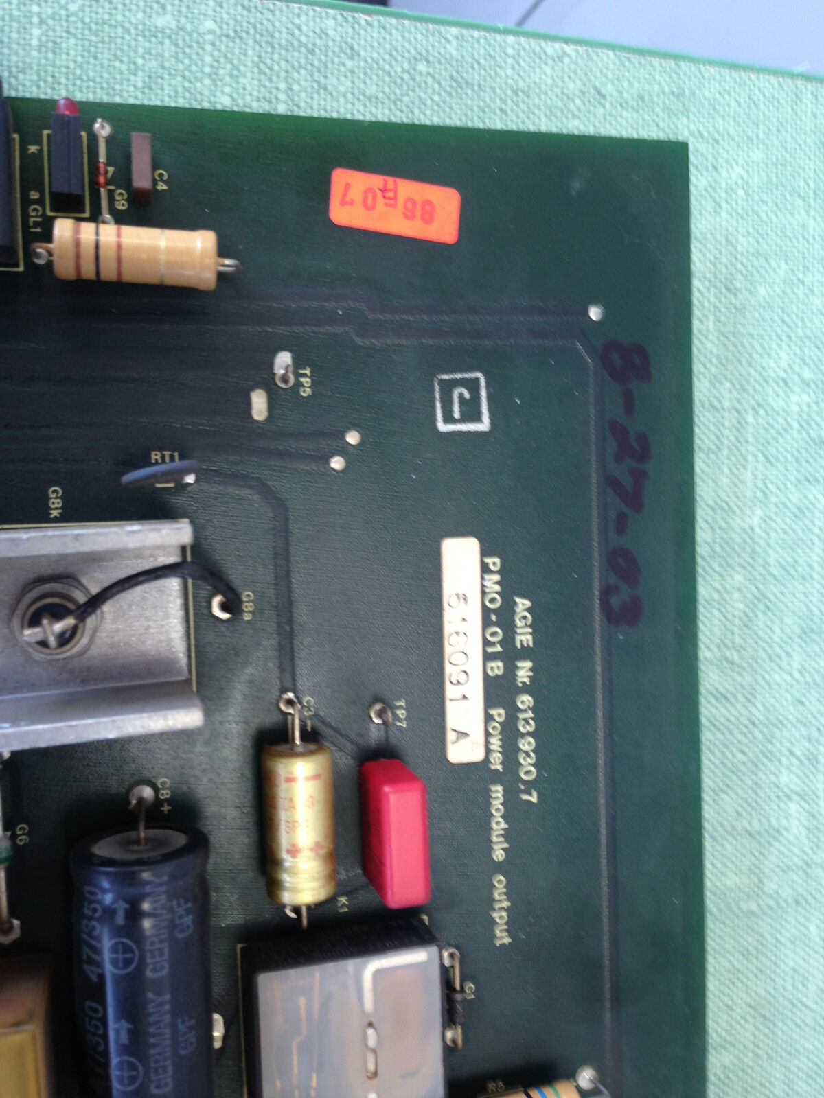 Agie 613930.7,Pcb Board Pmo-01 B 616091 A Power Module Output 613 930. 7,To