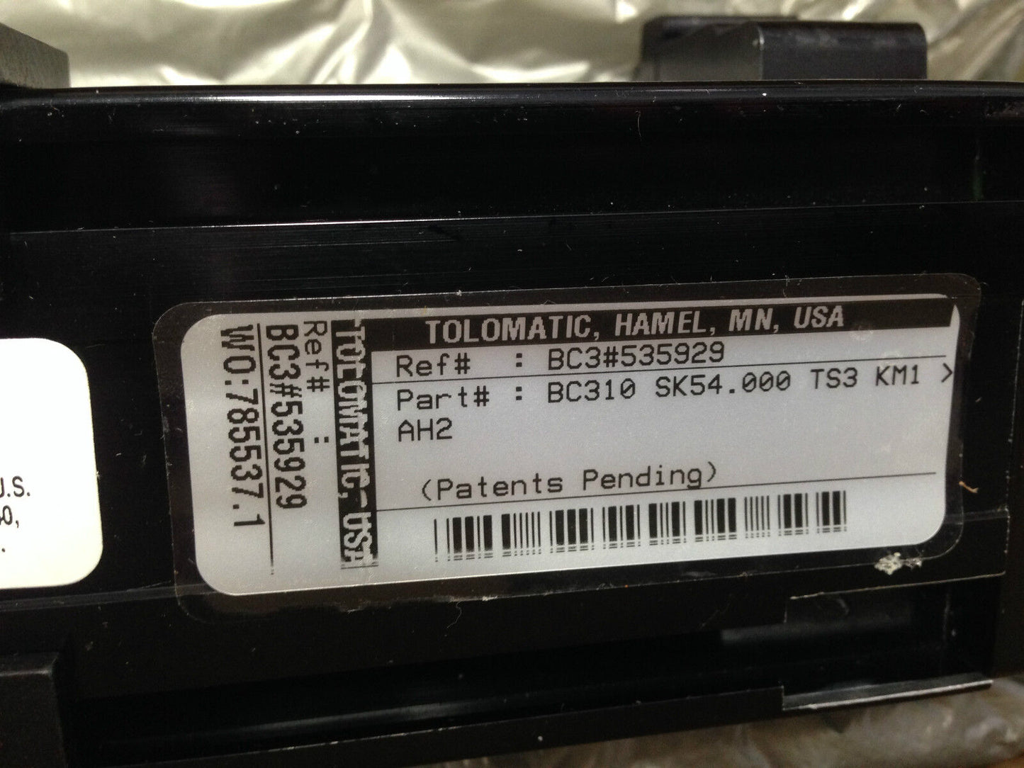New Tolomatic Bc310 Sk54.000 Ts3 Km1 Ah2 Pneumatic Linear Rail,1260Mm Travel,Ck
