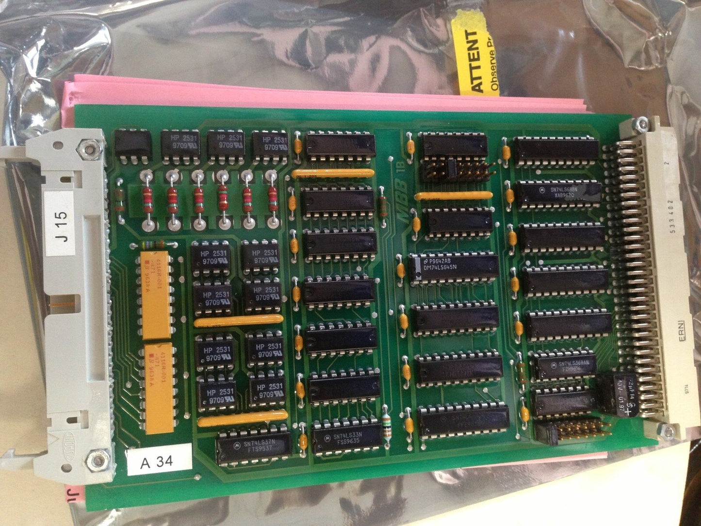New Mahle,Nest Electronics Pcb Card Mps 16 -16 In,Nest Mps 16-16In, A34,Mbb1a,Ax