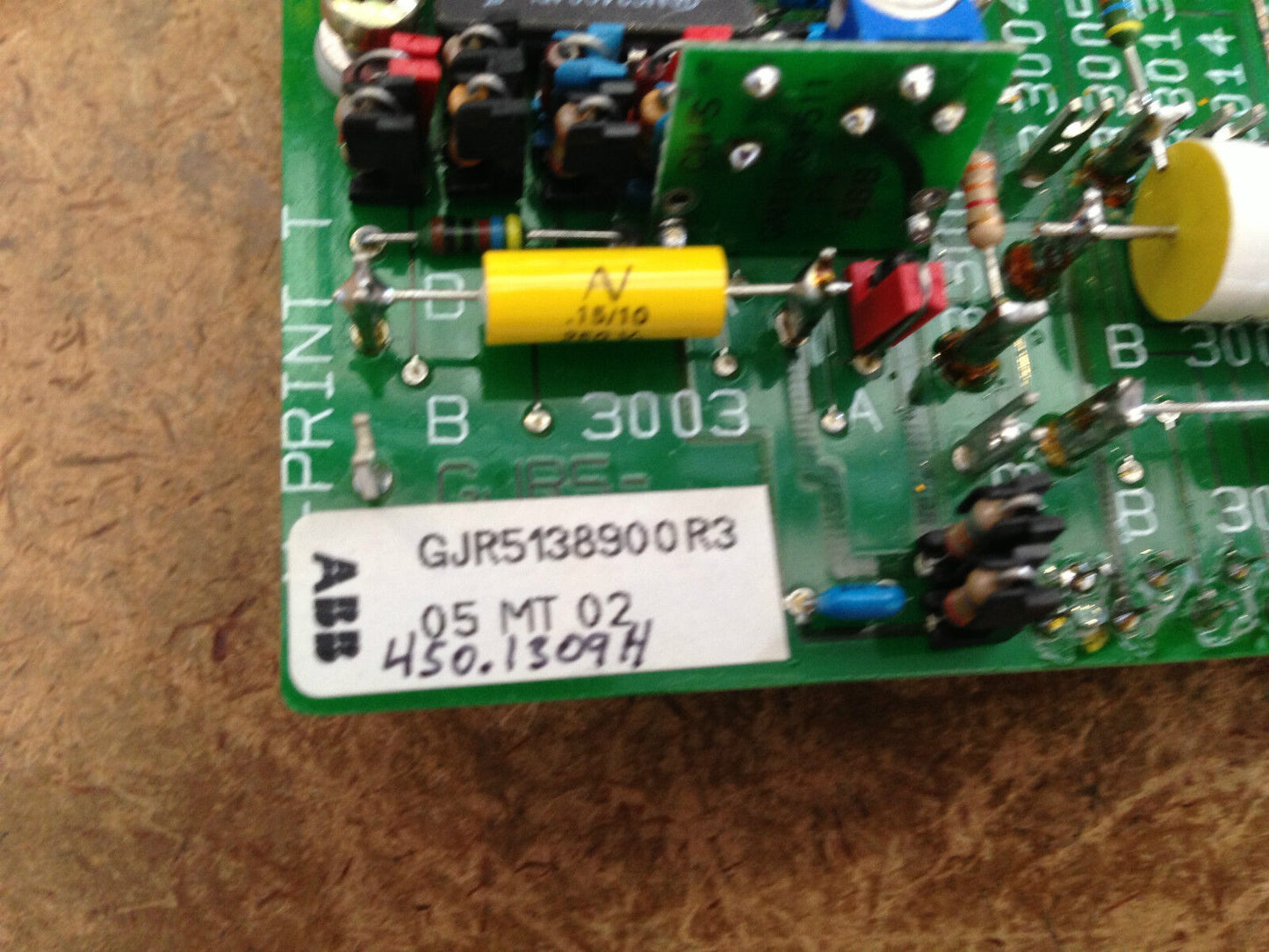Abb Gjr5138900r3 Gjr5-138911P2 Print,Bbc Cu-Seite Circuit Board,Tn