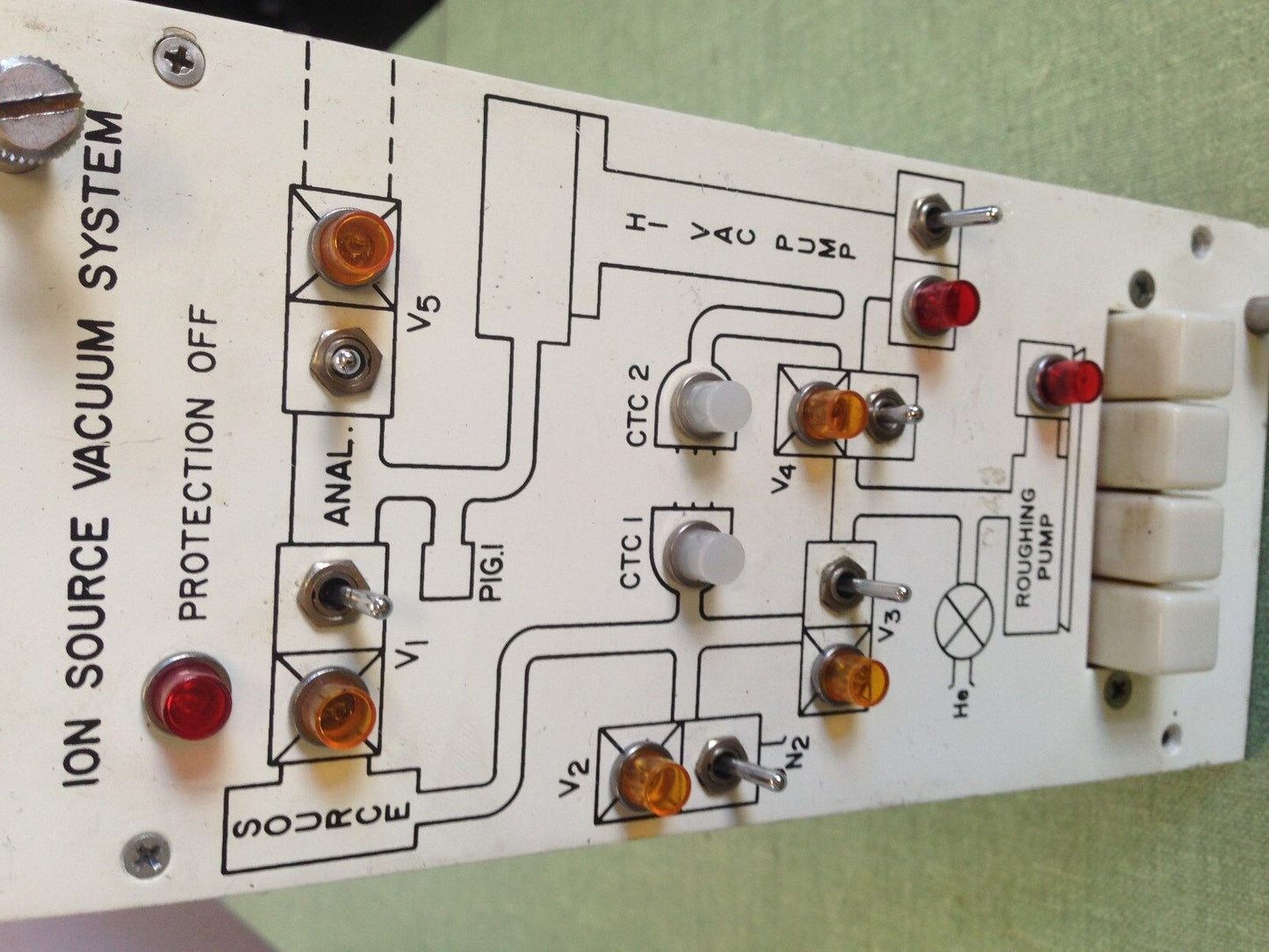 Ion Source Varian Extrion 06342-1 Control, For Ion Source Vacuum System,Dd