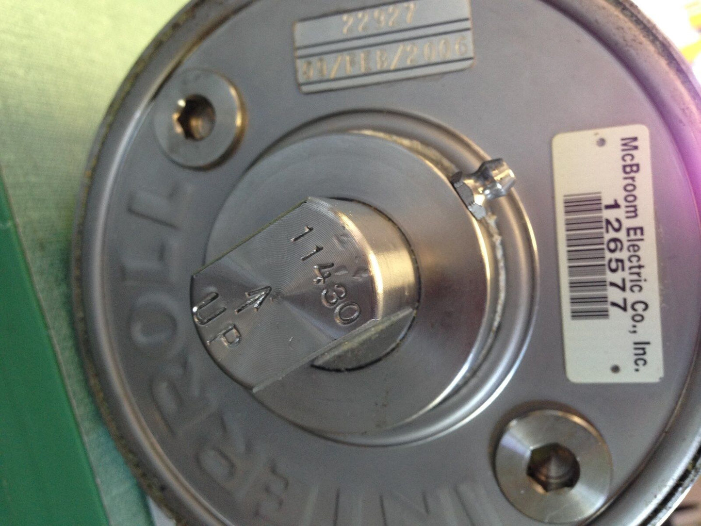 Interroll 138E 6.4Bi.Imi.Maa Drum Motor,0.75Hp,2.20A,230Vac,11430,22927,Sk