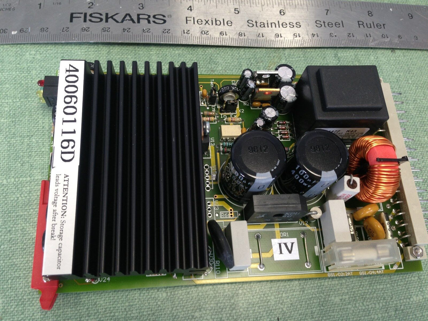 New Seidenader 40060116D Main Motor Drive Board, Style #531, Pcb Card ,Ag
