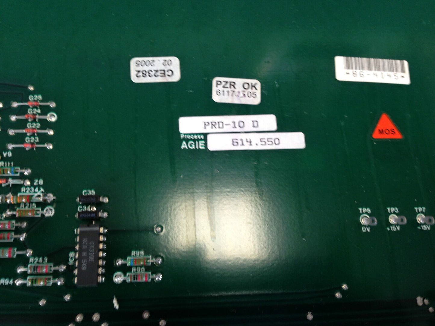 Agie Pcb Board Prd-10 D, Agie 614.550,Ce2382, Agie 614550,To