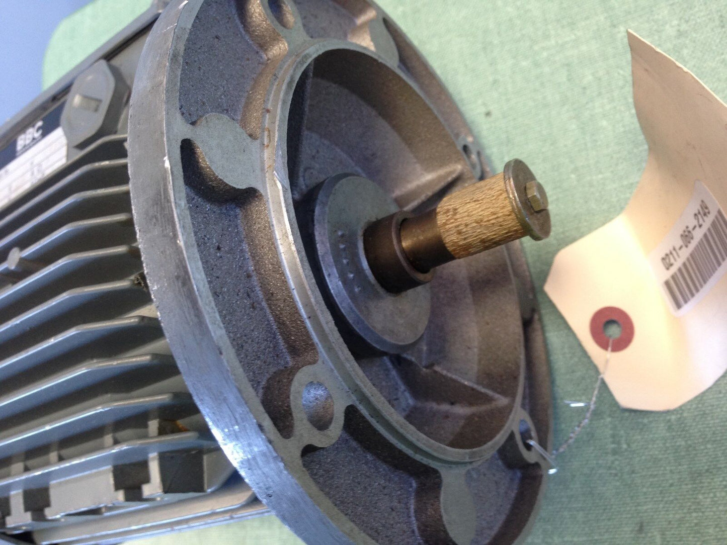 Bbc Heuc 71 L2,Brown Boveri Heuc-71-L2 Ac Motor,220/440 Vac, .55 Kw, 3440 Rpm,Eg