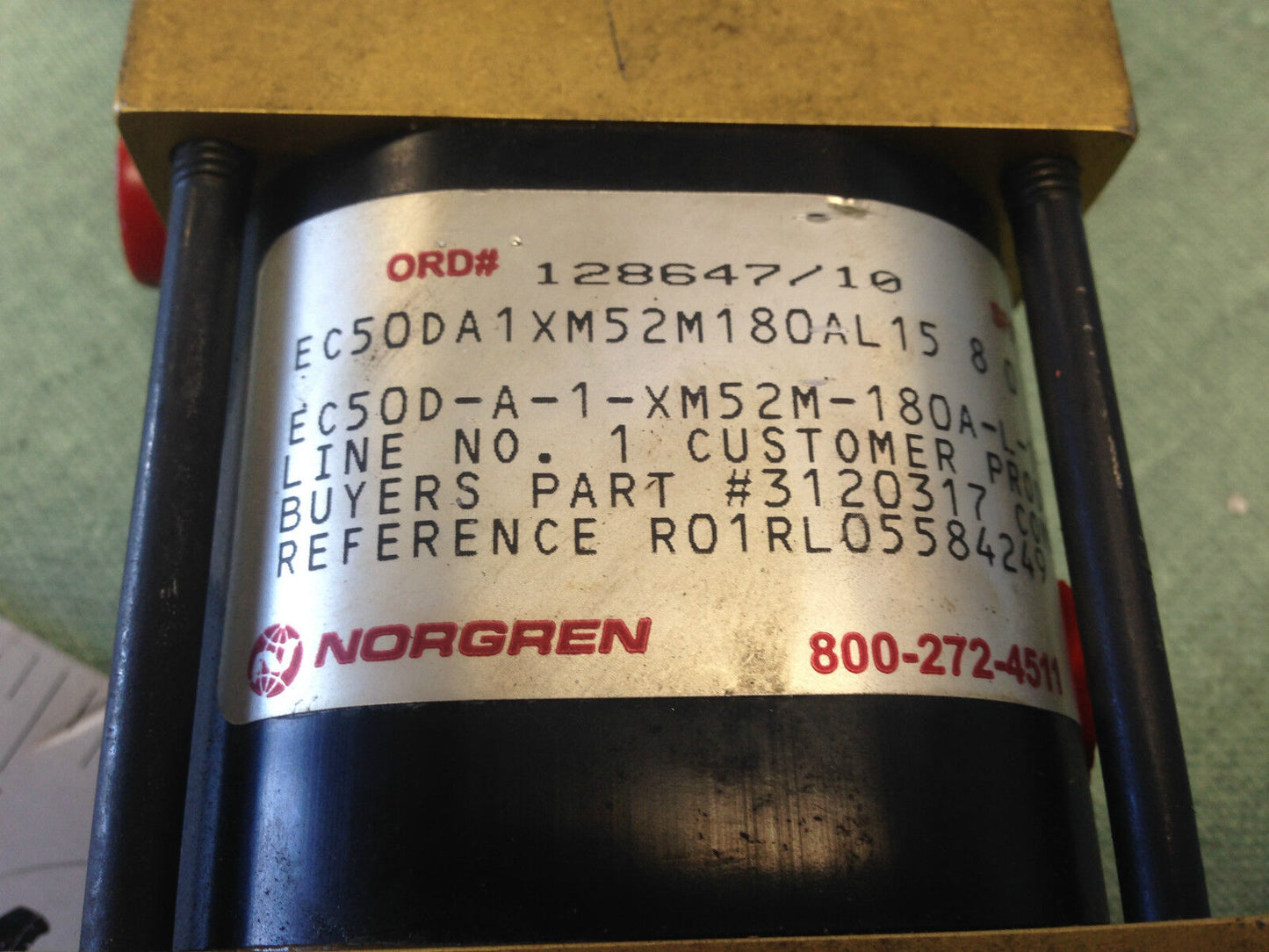 Norgren Ec5oda1xm52m180al15 8 0 Gripper,Ec50d-A-1-Xm52m-180A-L-15-8-0,Ec50d,Ta